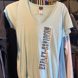 Short sleeve V neck t- shirt